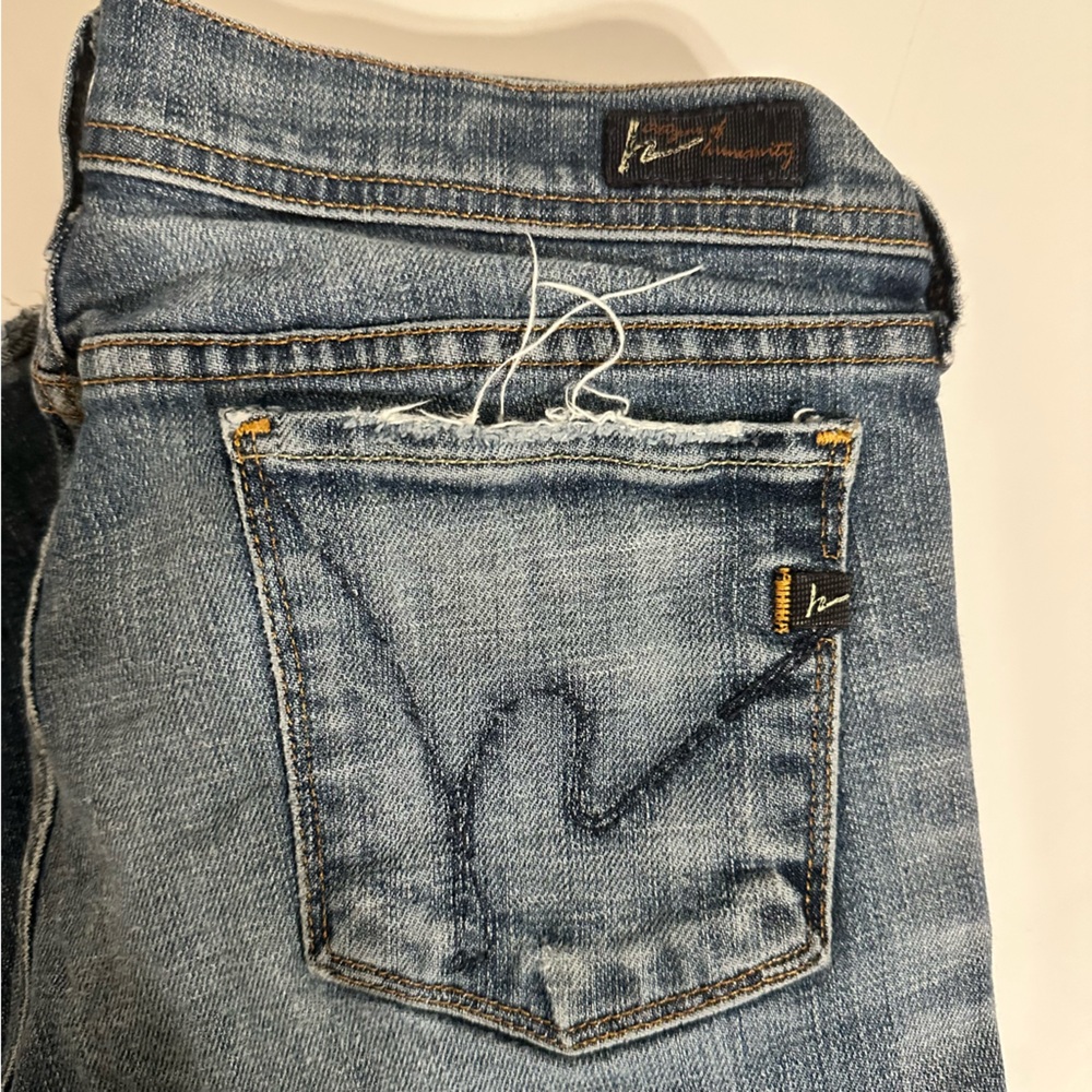 Citizens Of Humanity Light Blue Straight Leg Jeans - Picture 8 of 8